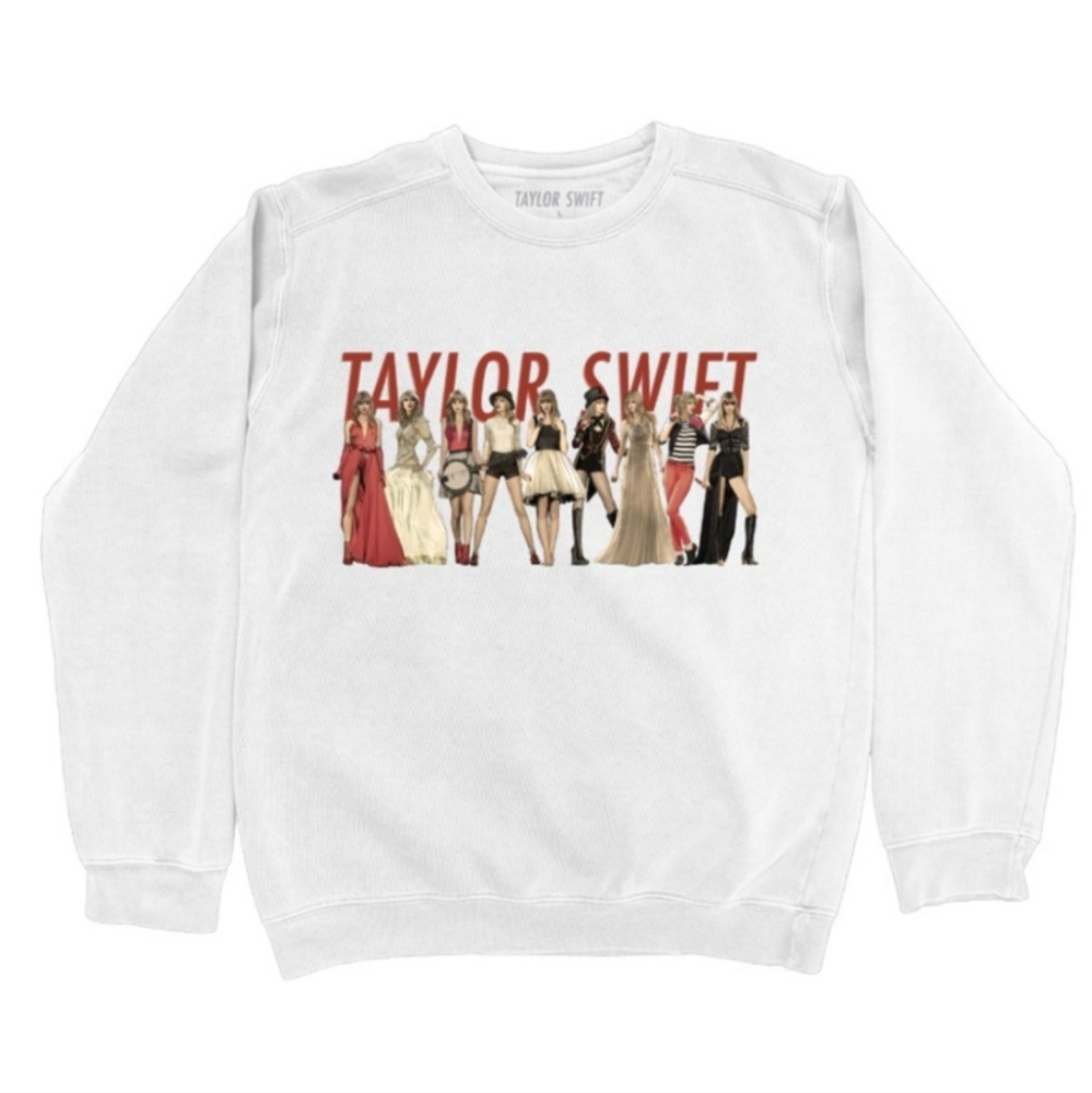 Taylor Swift RED (Taylor’s Version) Eras Crewneck Sweatshirt Size Large NEW